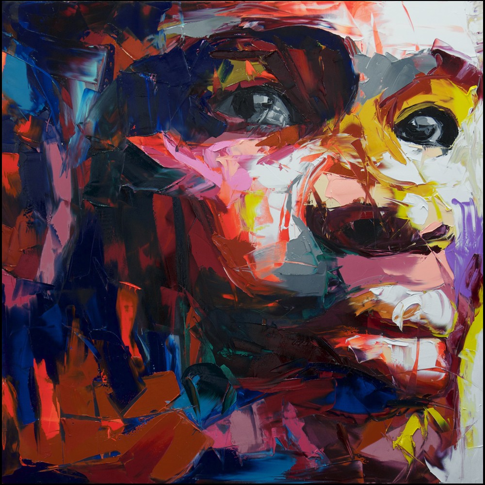 Francoise Nielly Portrait Palette Painting Expression Face133